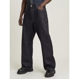 G-Star Originals Raw Denim BB Wide‎ Pants Unisex Dark Wash Size 34W x 34L Y2K